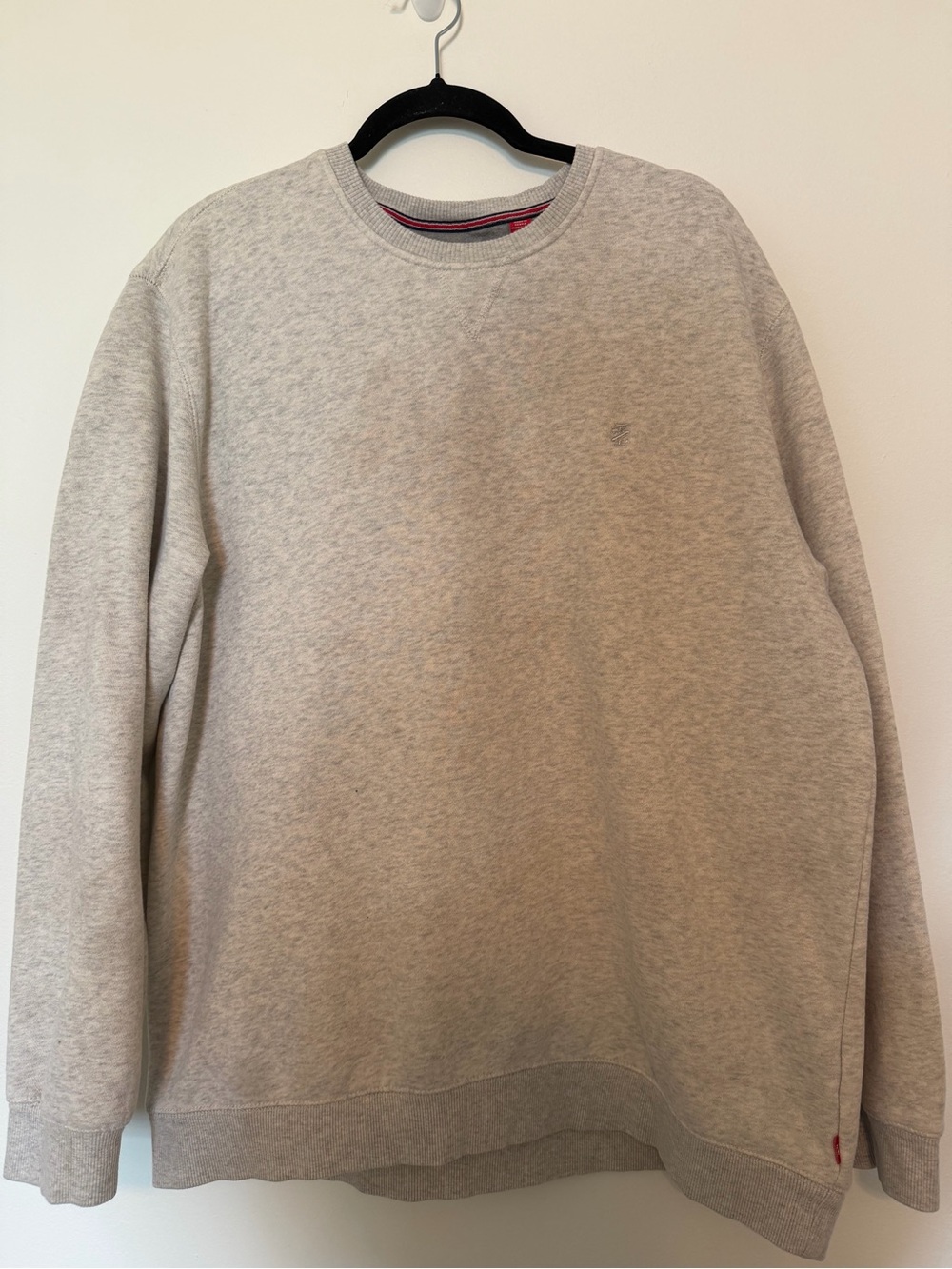 Izod Crewnwck Sweatshirt - Light Heather Gray. Comfy/ Lazy Girl Core
